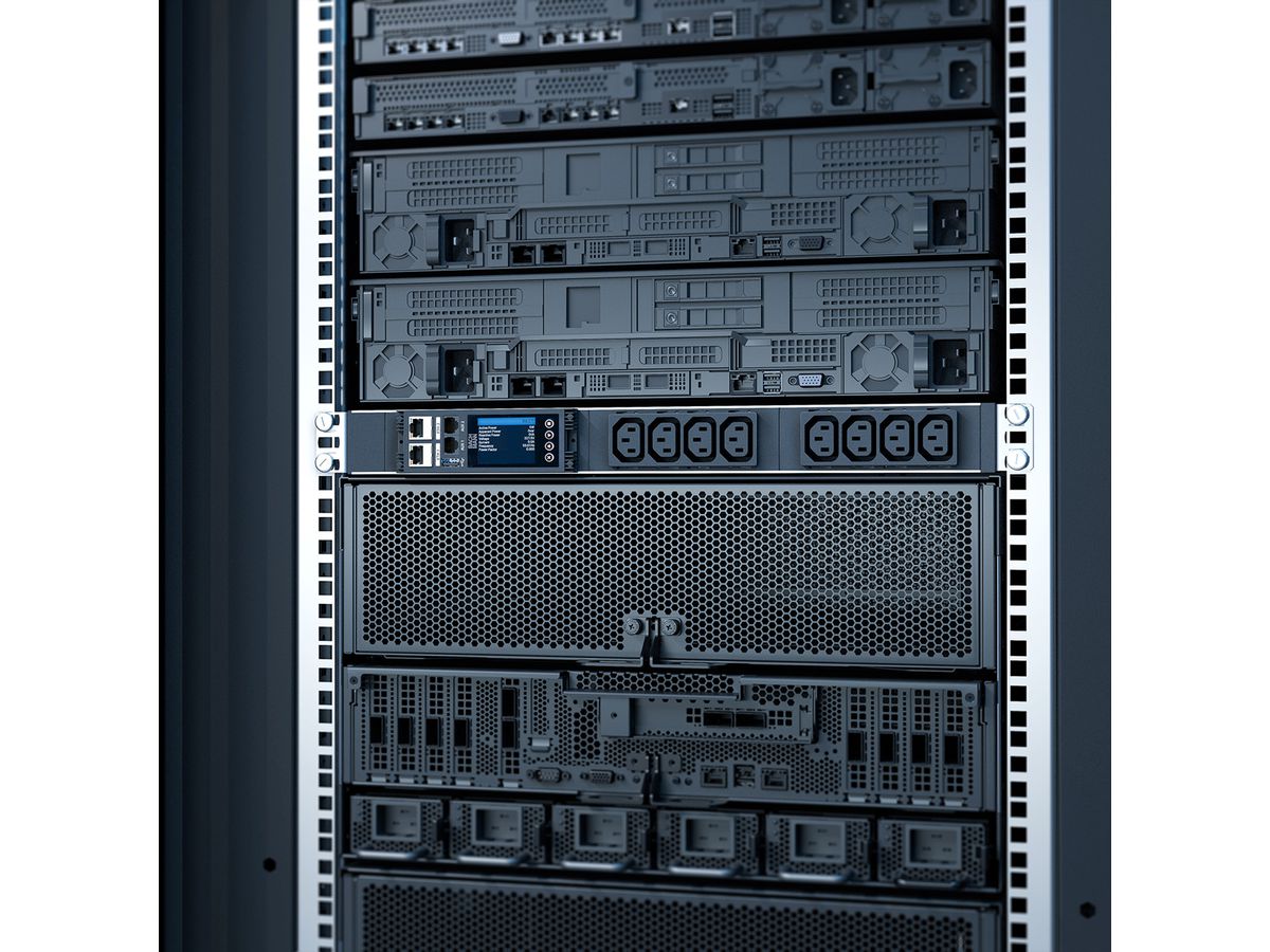 BACHMANN BN ESSENTIAL Metered 19" 8xC13, L=2,0m CEE7/7