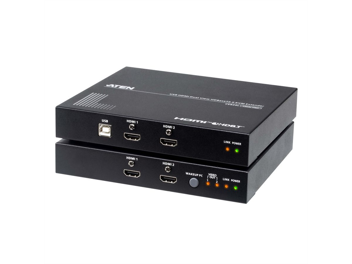 ATEN CE824 USB-HDMI-Dual-View-HDBase 2.0-KVM-Extender
