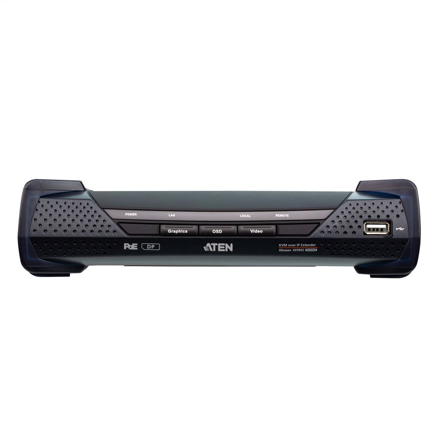 ATEN KE9952R 4K DP KVM over IP Extender mit PoE Receiver