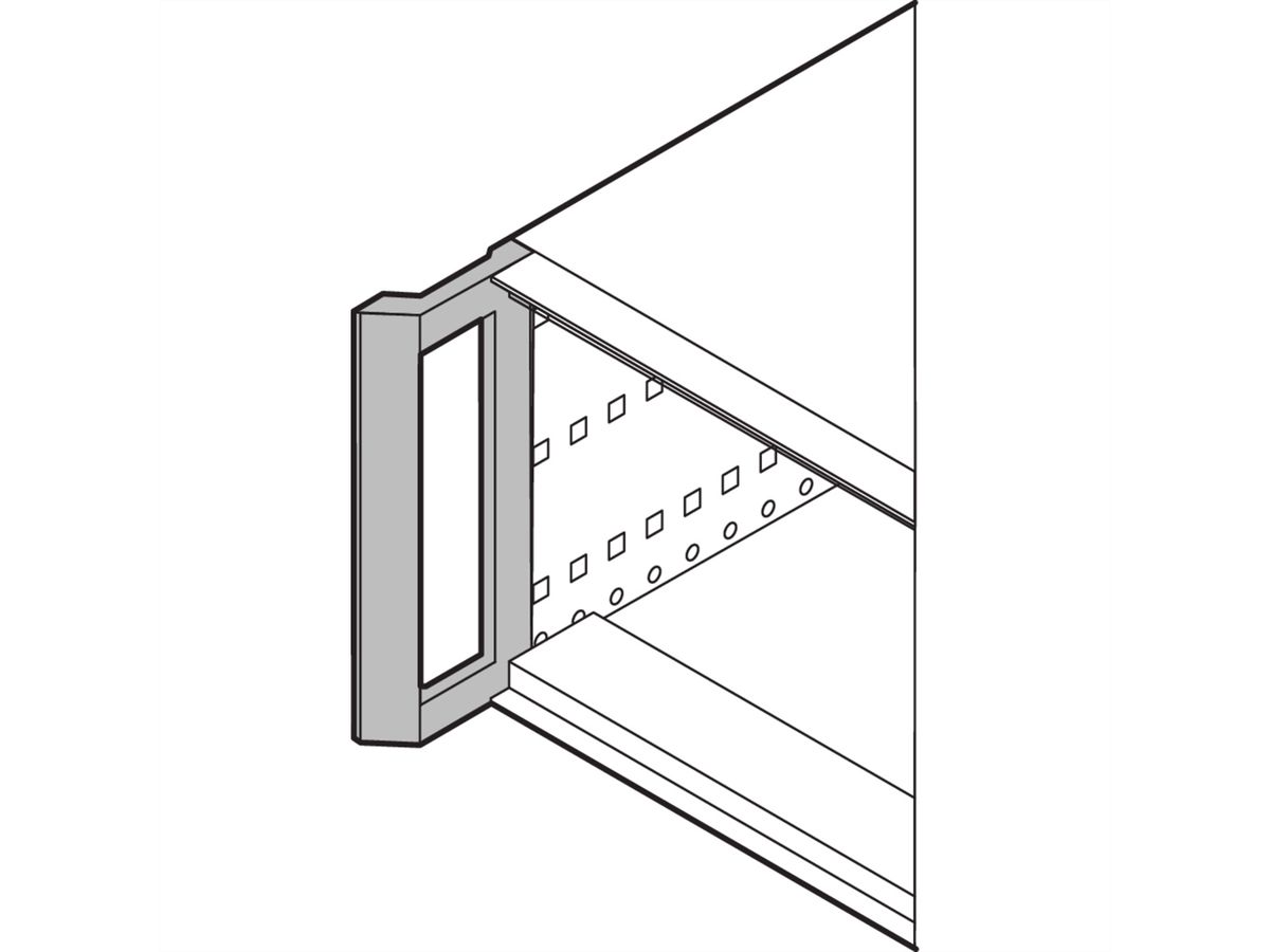 SCHROFF Frontgriff zum Umrüsten - RATIO.AIR GRIFF GEPULV.6/7HE