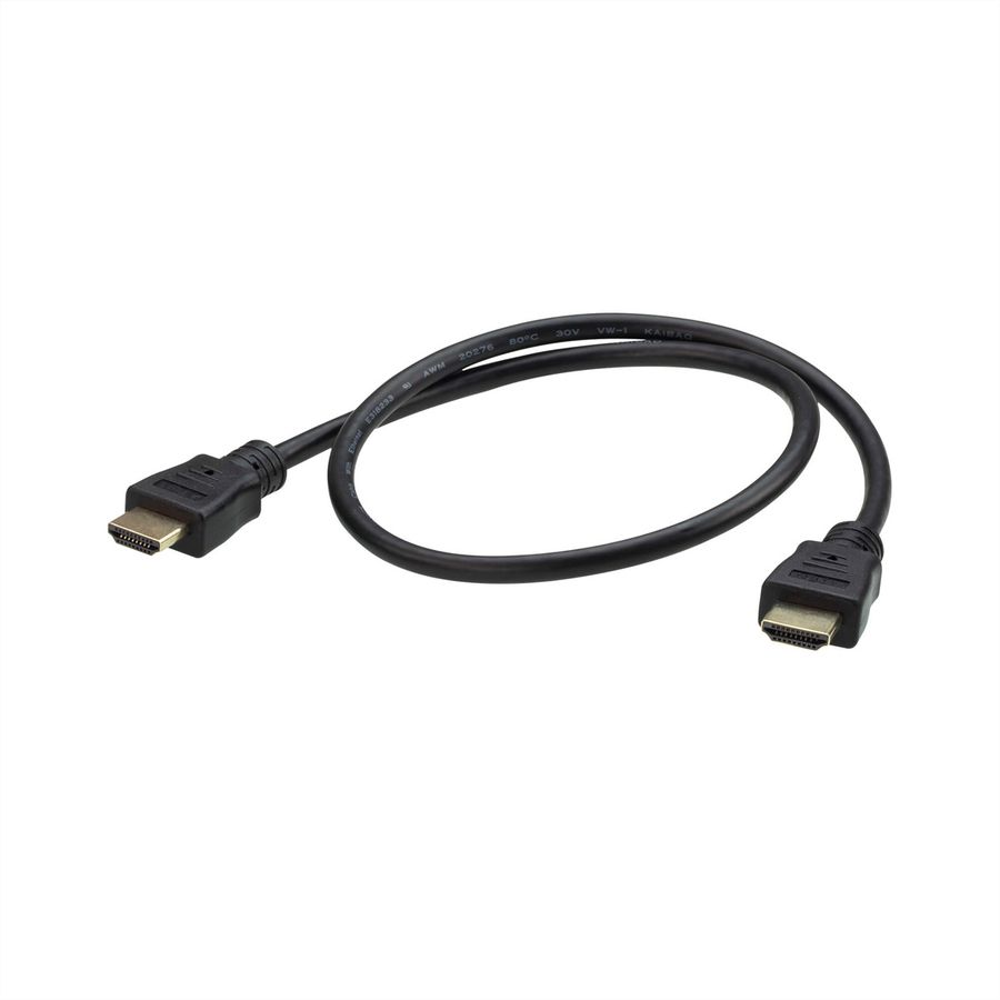 ATEN 2L-7DA6H High Speed True 4K HDMI Kabel mit Ethernet, schwarz, 0,6 m