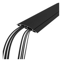 DATAFLEX Addit Kabelschutz, gerade 453, schwarz, 118 cm