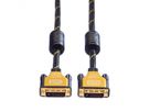 ROLINE GOLD Monitorkabel DVI, ST-ST, (24+1) dual link, Retail Blister, 2 m