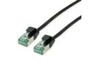 ROLINE RM U/FTP DataCenter Patchkabel Kat.6A (Class EA), slim, schwarz, 5 m