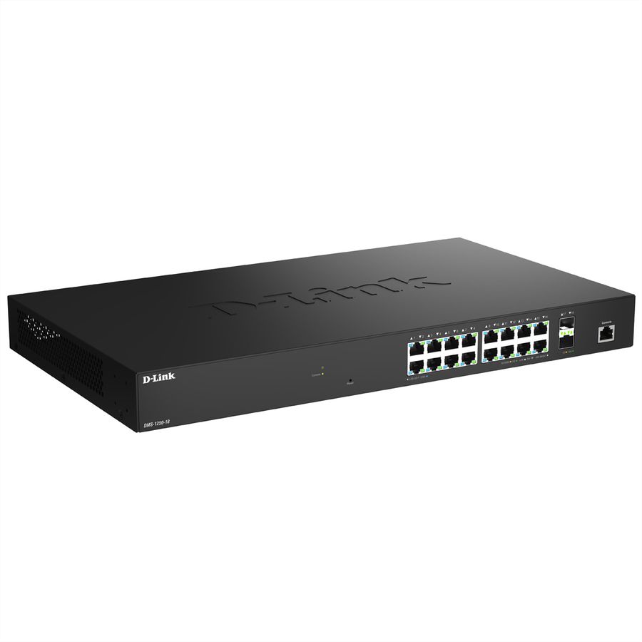 D-Link DMS-1250-18/E 18-Port Switch Multi-Gigabit Smart Managed