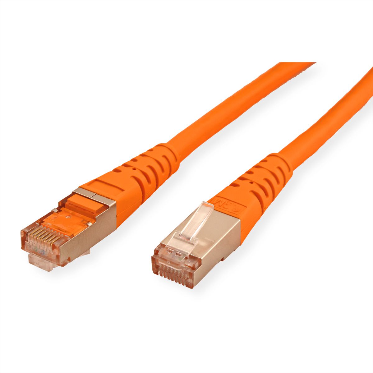 ROLINE Patchkabel Cat.6 (Class E) S/FTP (PiMF), orange, 2 m
