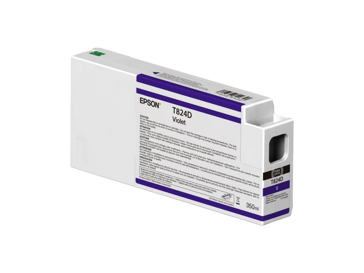 Epson Singlepack Violet T824D00 UltraChrome HDX 350ml