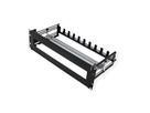 VALUE 19"-Tragrahmen für Hutschienengeräte, 3HE, schwarz