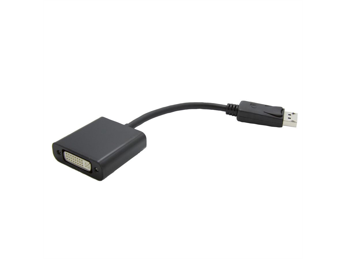 VALUE DisplayPort-DVI Adapter, DP Stecker-DVI Buchse, 0,15 m