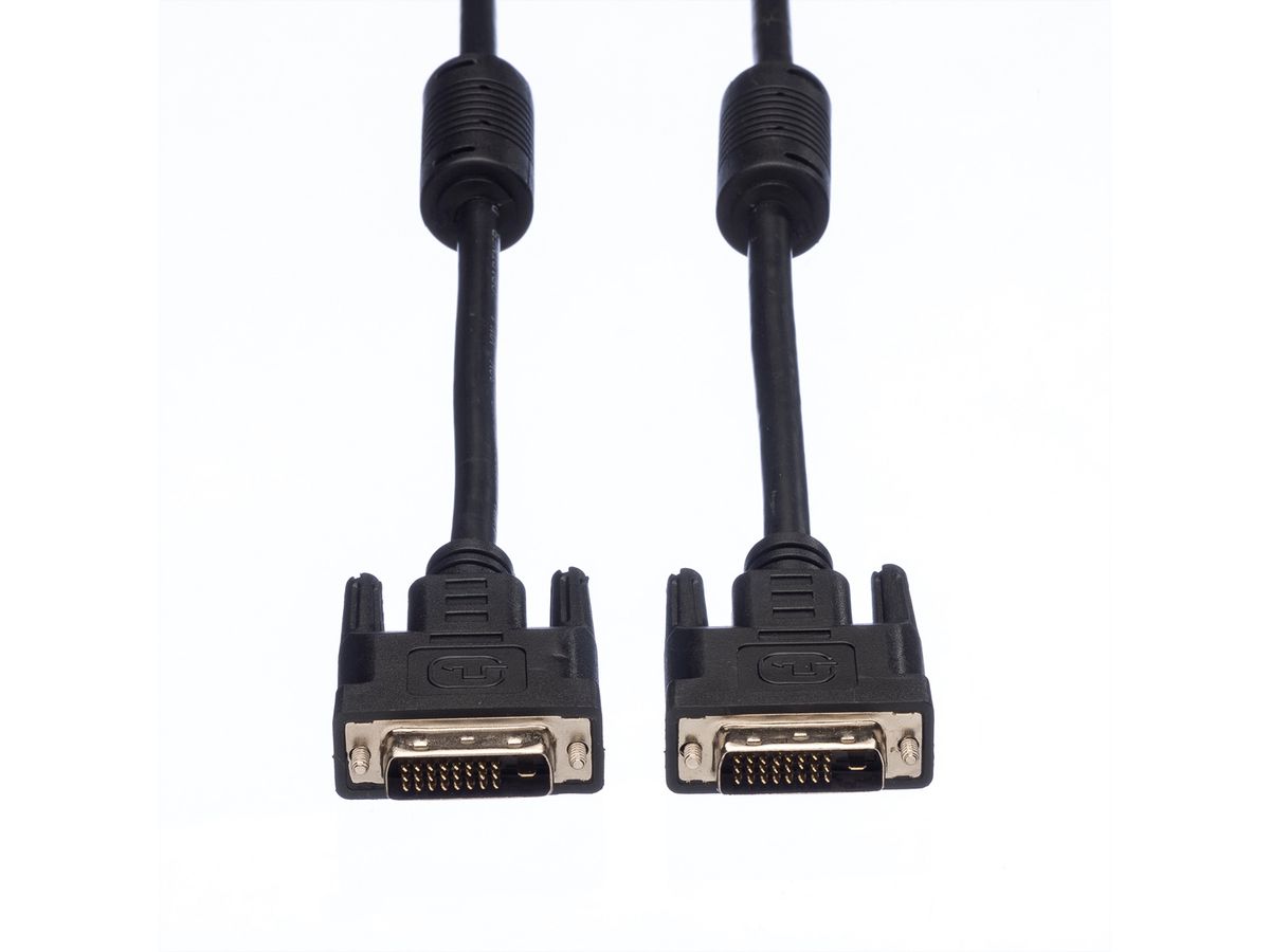 VALUE Monitorkabel DVI, DVI ST-ST, (24+1) dual link, 1 m