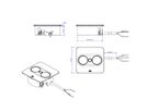 BACHMANN TWIST 2 1xUTE 1xUSB A/C 22W 2,0m AEH RAL9005 30GE eckig