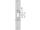 SCHROFF Frontplatte SUB-D Ausbruch - TEILFRONTPL.3HE 4TE 1X9 DC