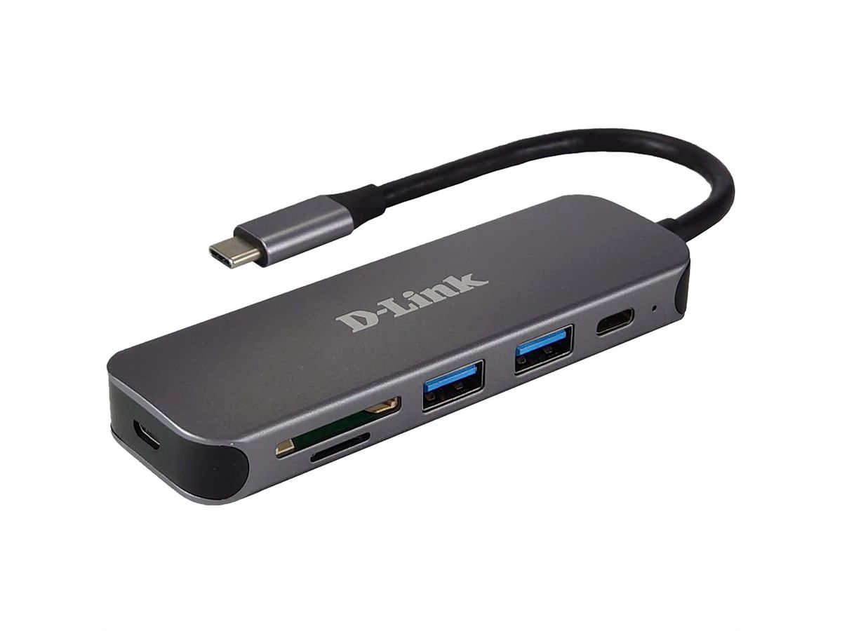 D-Link DUB-2325 5-in-1 USB-C Hub mit Card Reader