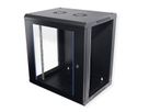 VALUE 19-Zoll Wandgehäuse 12HE, 600x450mm schwarz, Bausatz