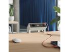 BACHMANN DESK2 1xCH 90° 1xUSB C/C 45W, L=0,2m RAL9010