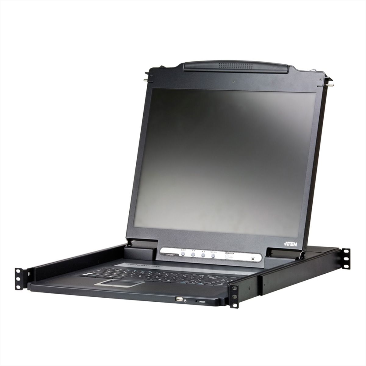 ATEN CL3000N KVM-Konsole, 48cm LCD, VGA, PS/2-USB, USB Port, FR-Layout
