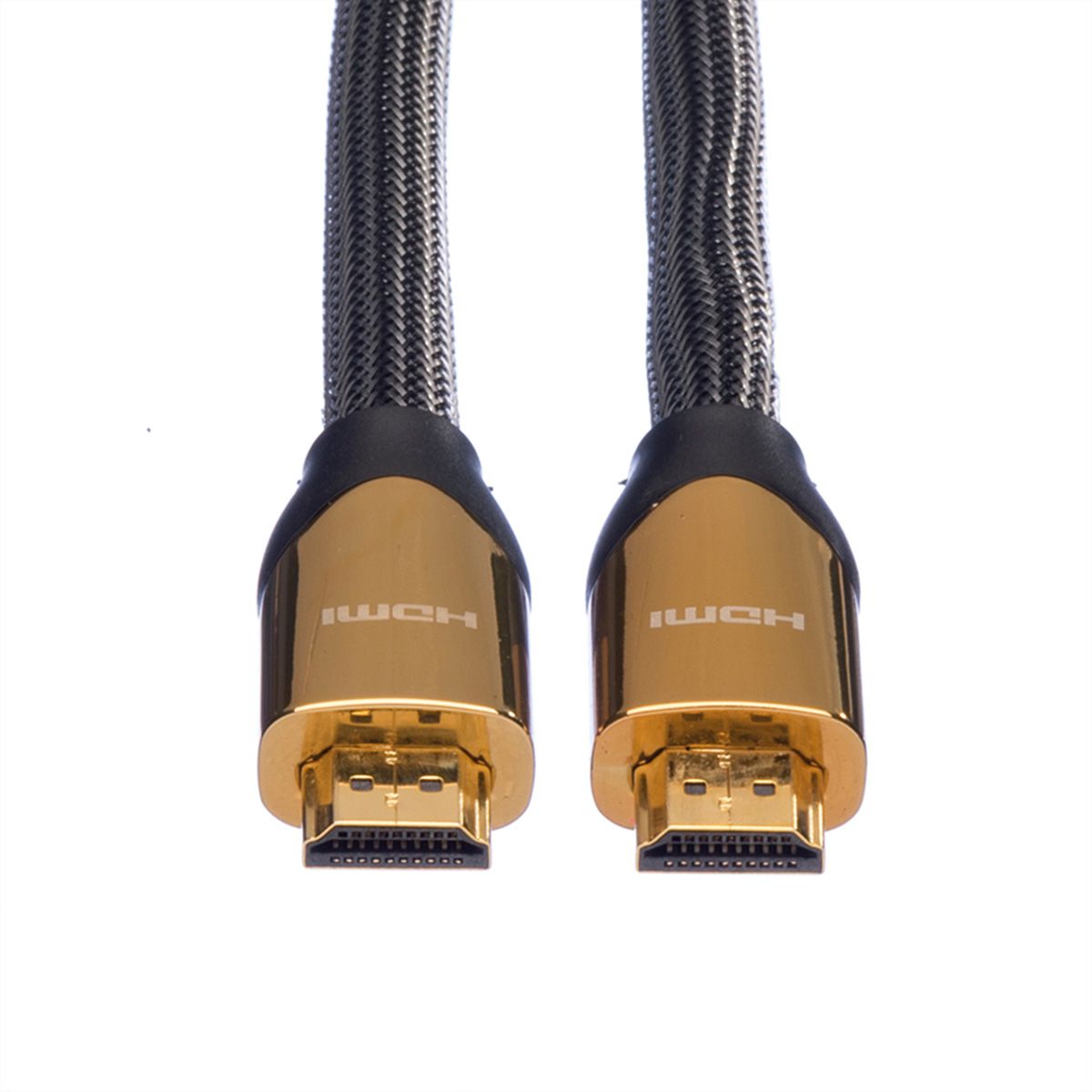 ROLINE 4K PREMIUM HDMI Ultra HD Kabel mit Ethernet, ST/ST, schwarz, 3 m