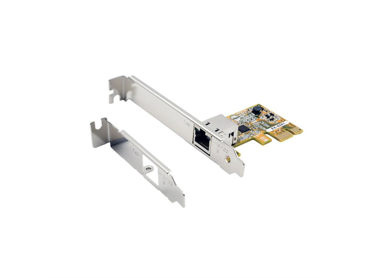 EXYSY EX-6081 2.5 Gigabit PCIe Netzwerk-Karte (Realtek Chip-Set)