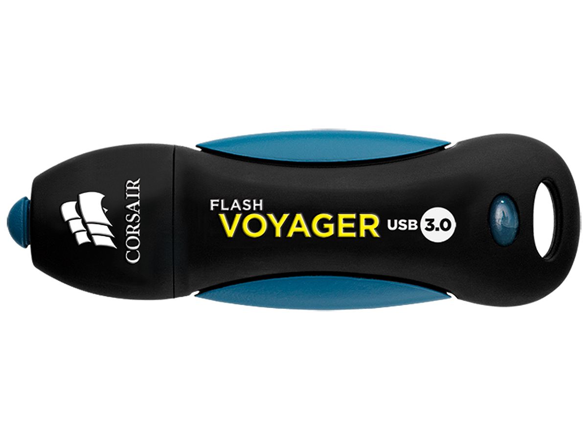 Corsair 16GB Voyager V2 USB-Stick USB Typ-A 3.2 Gen 1 (3.1 Gen 1) Schwarz, Blau
