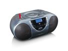 Lenco DAB+-Radio/Boombox SCD-6800, Kassette, CD/MP3-Player, FM, DAB+, grau