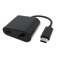 VALUE USB-C zu Gigabit Ethernet Konverter, PD Port, 100W