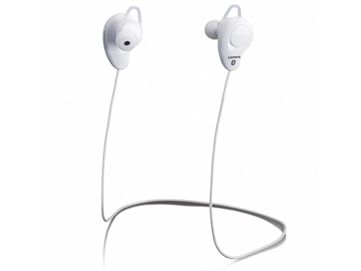 Lenco Bluetooth Kopfhörer EPB-015WH, weiss