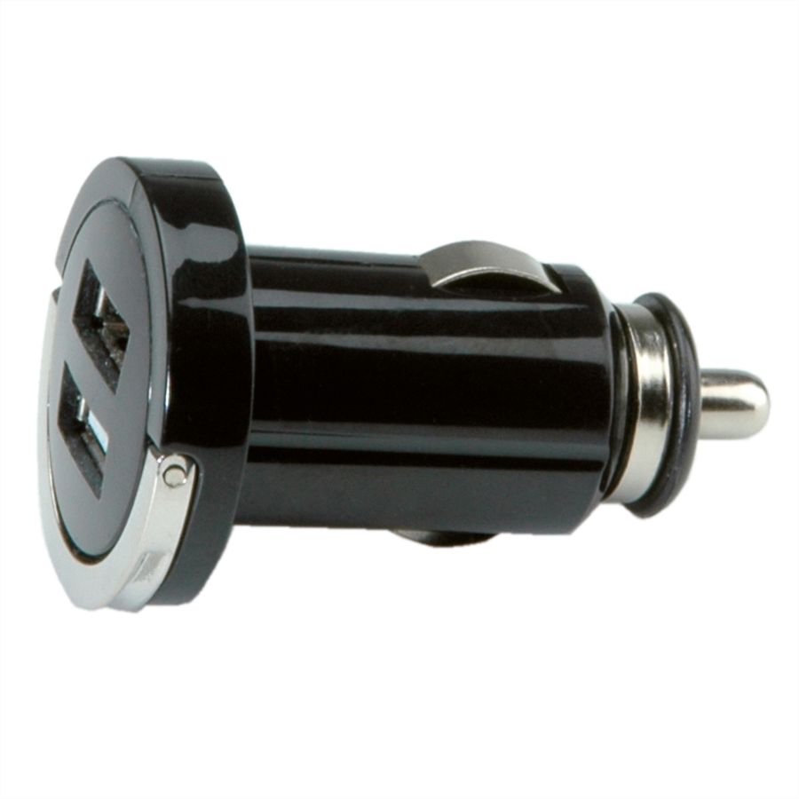 VALUE USB Charger mit KFZ-Stecker, 2 Port, 10W