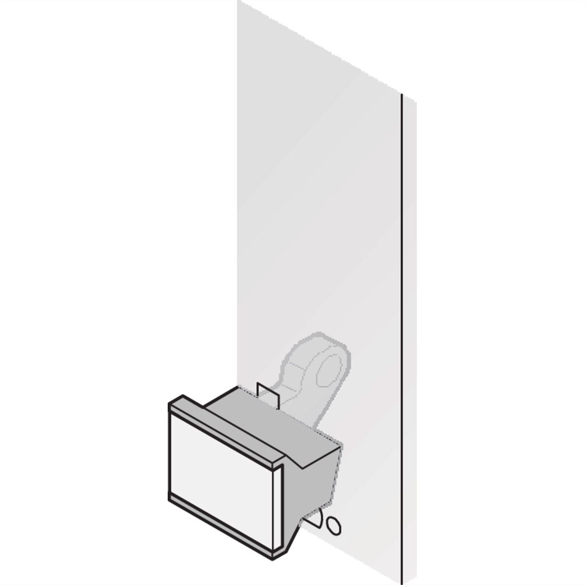 SCHROFF Aushebegriff in Trapezform - AUSHEBEGRIFF TRAPEZ O.SCHW