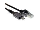 VALUE USB 3.2 Gen 2 Typ C zu Gigabit Ethernet Konverterkabel, schwarz, 3 m