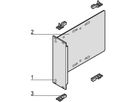 SCHROFF Laufwerkkassette mit U-Frontprofil geschirmt HD 1 x 3 1/2", 3 HE vertikal - LAUFWERKSKAS.3HE 8TE HD