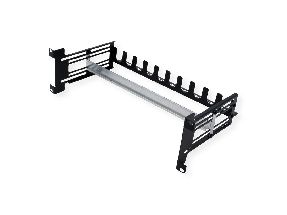 VALUE 19"-Tragrahmen für Hutschienengeräte, 3HE, schwarz