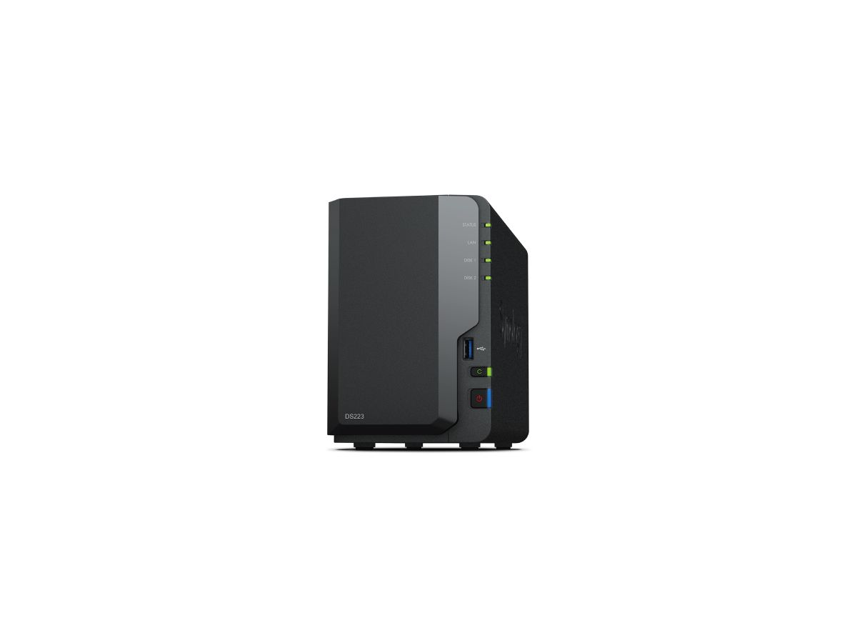 Synology DiskStation DS223 NAS & Speicherserver Desktop Realtek RTD1619B 2 GB DDR4