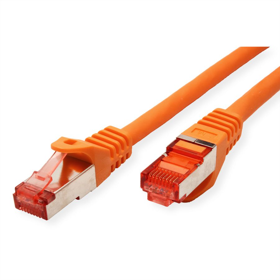 ROLINE Patchkabel Cat.6 S/FTP (PiMF), Component Level, LSOH, orange, 2 m