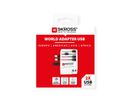 Skross MUV USB 2xA Universal 2-poliger Reiseadapter, Weltweit