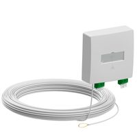 d.center® Gf-TA 42, vorkonfektioniert, 2x LCD/APC Kupplung, 2x LC/APC-Duplex-Kabel, 30 m