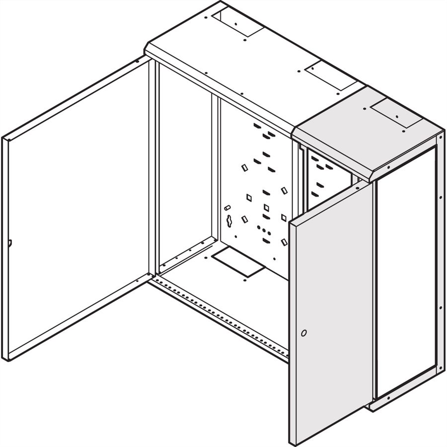 SCHROFF Anreihmodul - ANREIHMODUL 600H 225B 220T