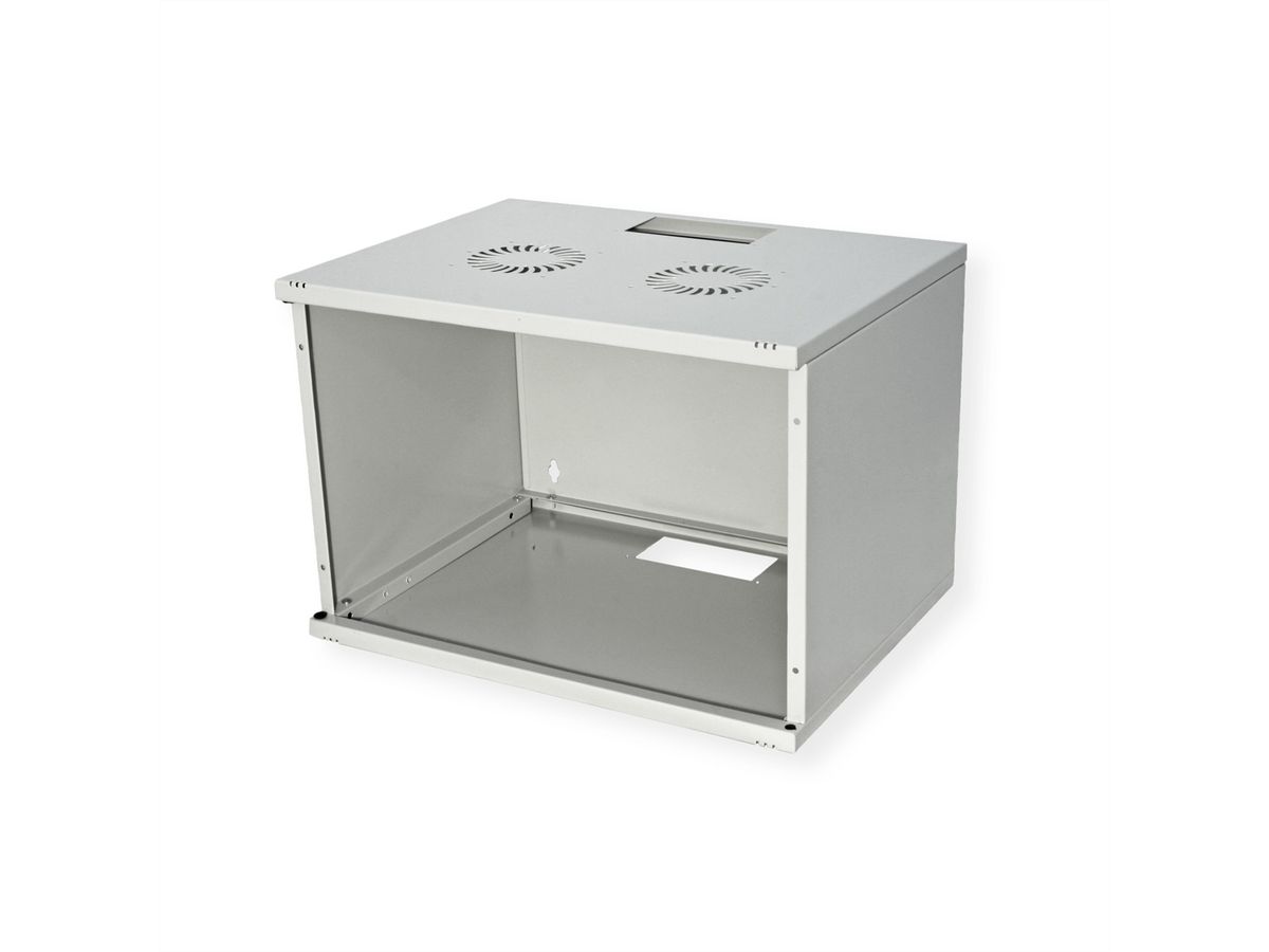 ROLINE 19-Zoll Wandgehäuse Basic 7 HE, 540x400 BxT Bausatz grau