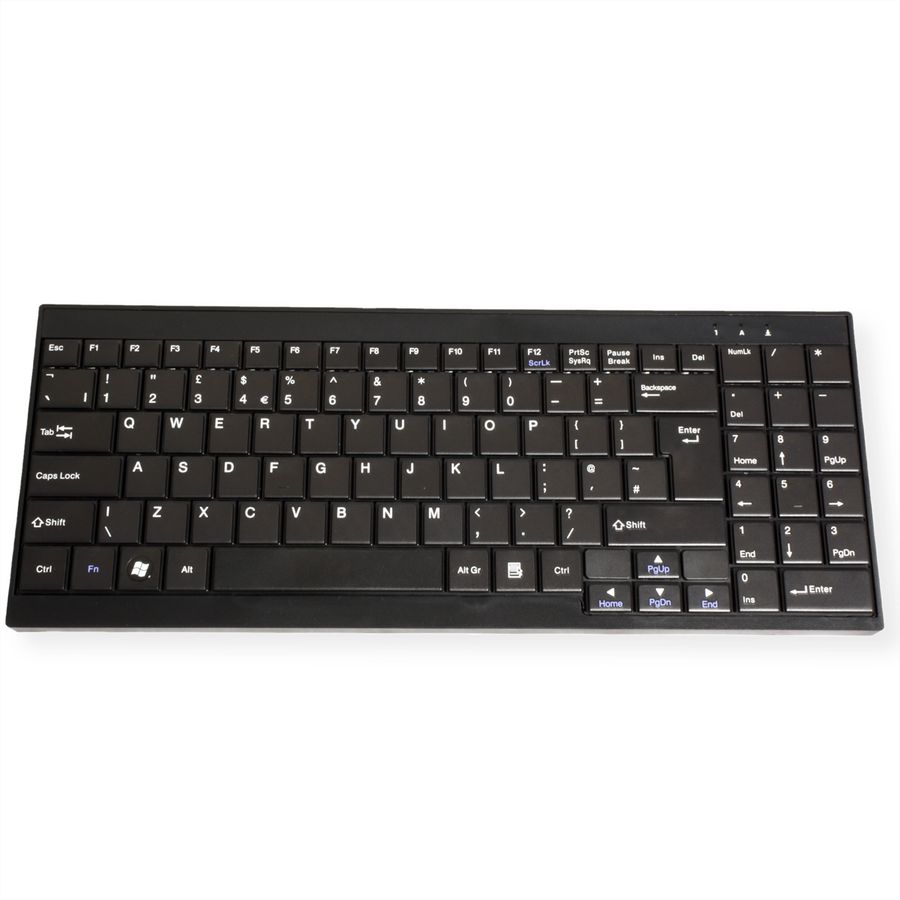VALUE 19-Zoll-KVM-Konsole, 48 cm (19") TFT (16:9), VGA, USB, UK-Layout
