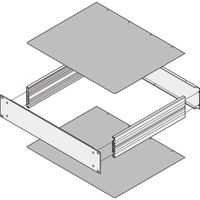 SCHROFF Abdeckbleche - ABDECKBLECH 340T GESCHLOSSEN