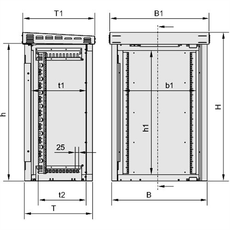 SCHROFF Unibody - OUTDOOR UNIBODY 20HE700B500T