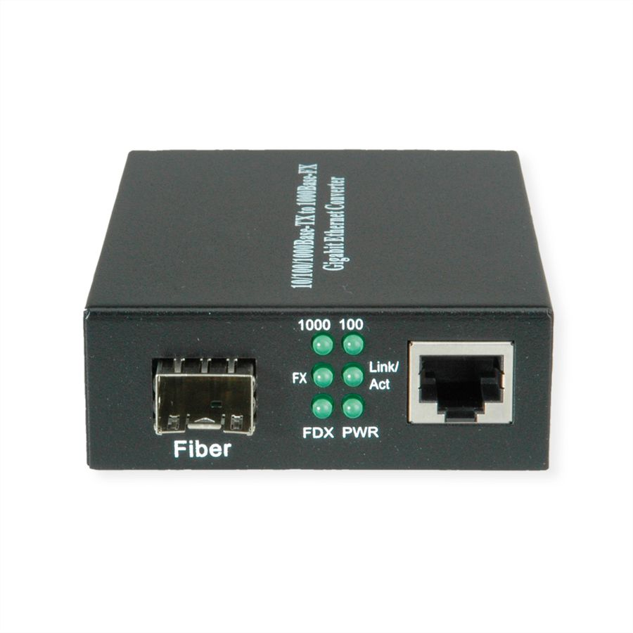 VALUE Gigabit Ethernet Konverter, RJ-45 - SFP