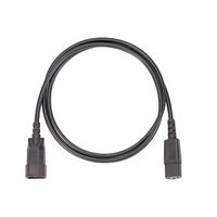BACHMANN Verlängerung H05VV-F 3G1,0mm², L: 1,5m sw C13/C14