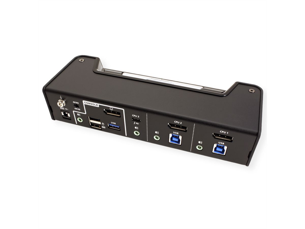 ATEN CS1953 3-Port USB-C DisplayPort Hybrid KVM