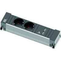 BACHMANN POWER FRAME Small 2x Schutzkontakt 1x USBCharger