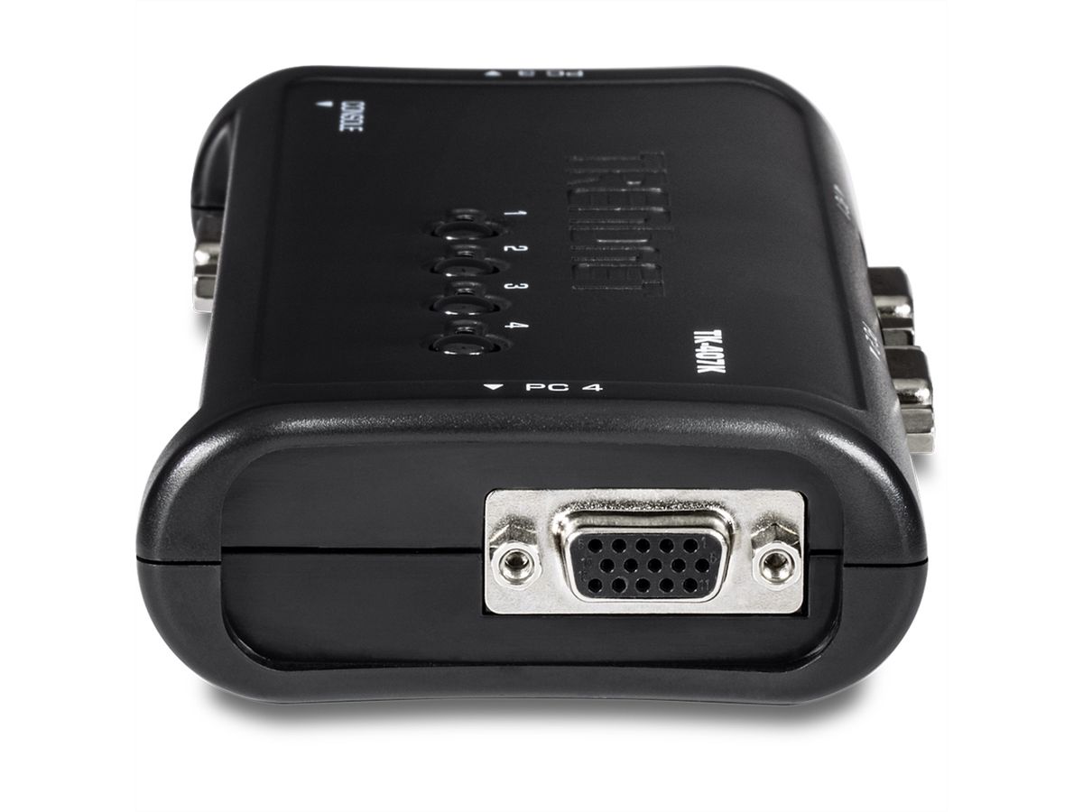 TRENDnet TK-407K KVM Switch 4-Port USB Kit
