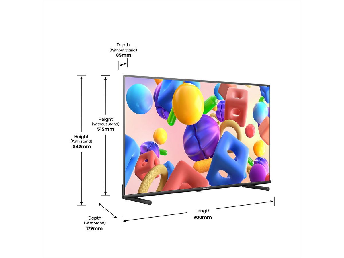 Hisense TV 40A5NQ, 40", FHD, QLED