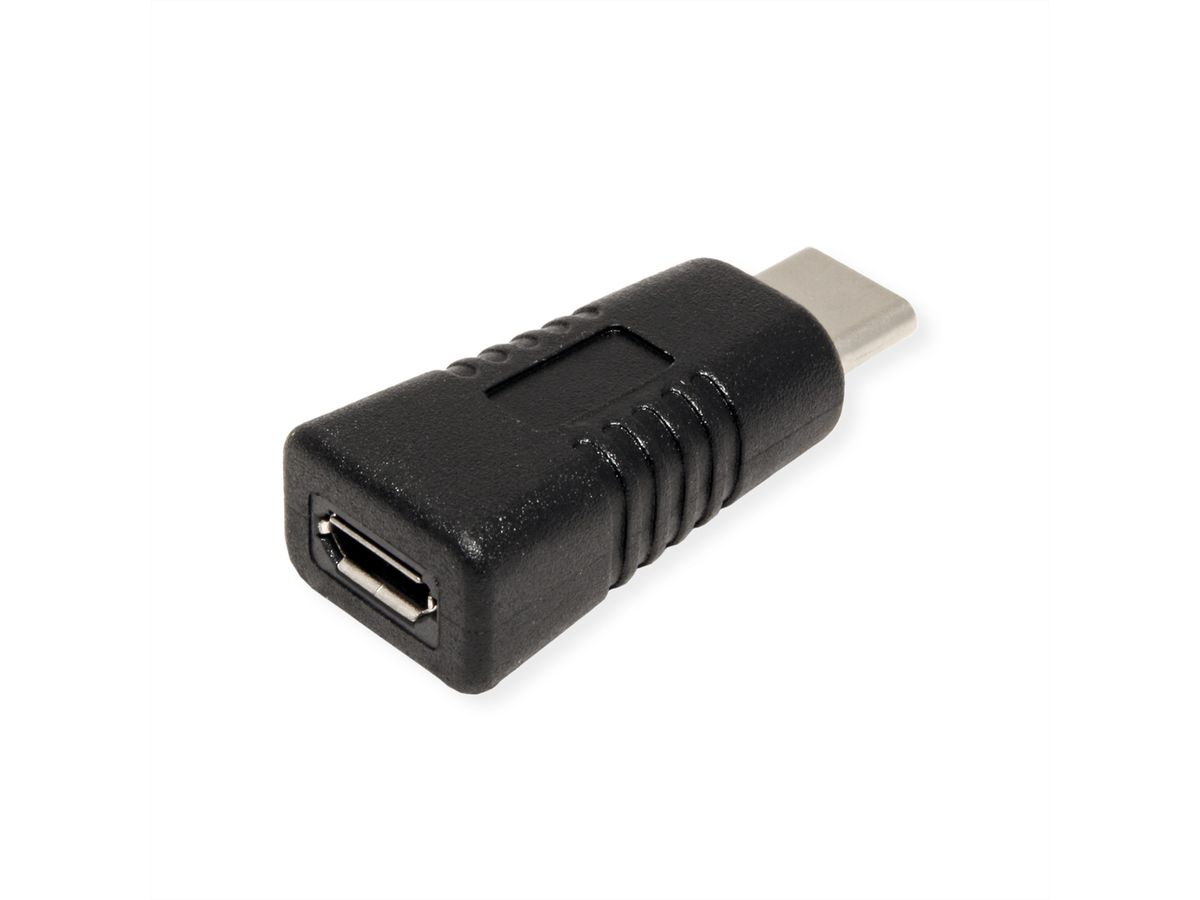 VALUE USB 2.0 Adapter, Typ C - MicroB, ST/BU, OTG