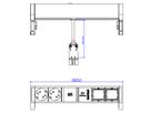 BACHMANN DESK2 2x Schutzkontakt 2x ABD 1x USB Charger GST18, weiß