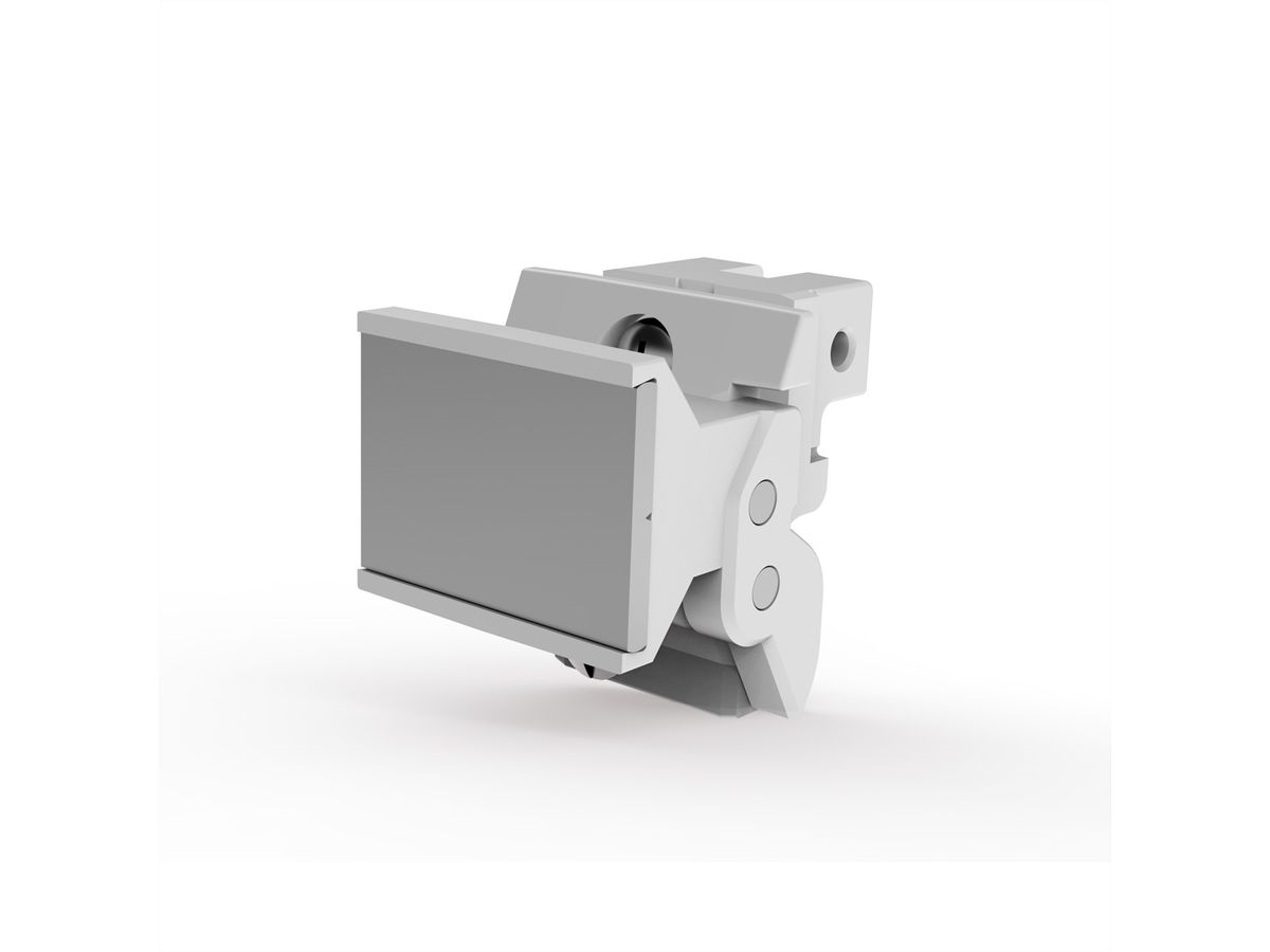 SCHROFF Aushebegriff in Trapezform, Typ 2 - TRAPEZGRIFF LP RAL7035 10STK