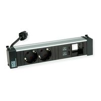 BACHMANN POWER FRAME M 2xCEE7/3, 1xUSB A&C 22W 1xCM 0,2m GST18